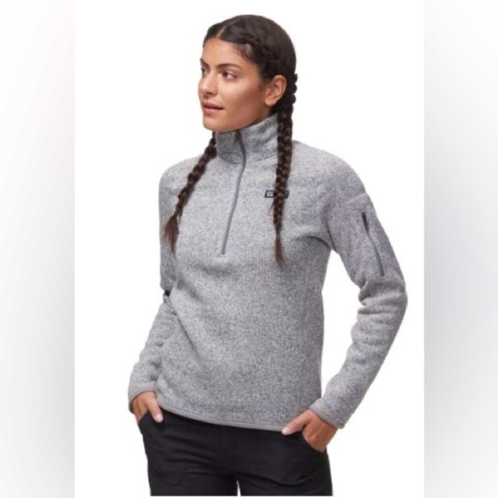 Patagonia Better Sweater 1/4-Zip Fleece Jacket - Gray
